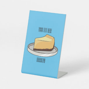 Darstellung des Cartoon Cheesecake Sockelschild