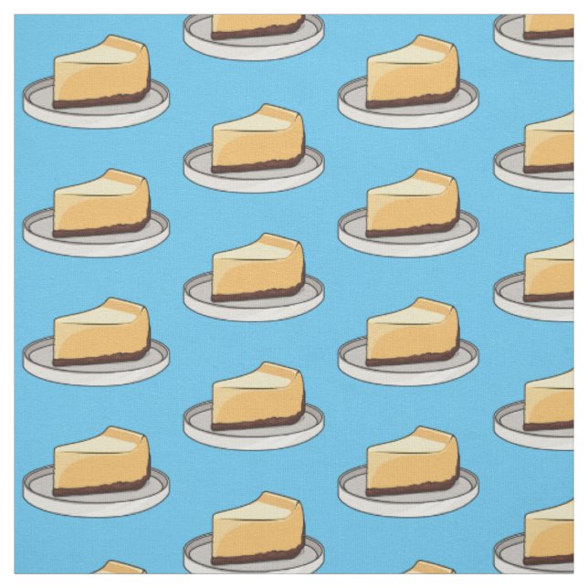 Darstellung des Cartoon Cheesecake Stoff (Muster)