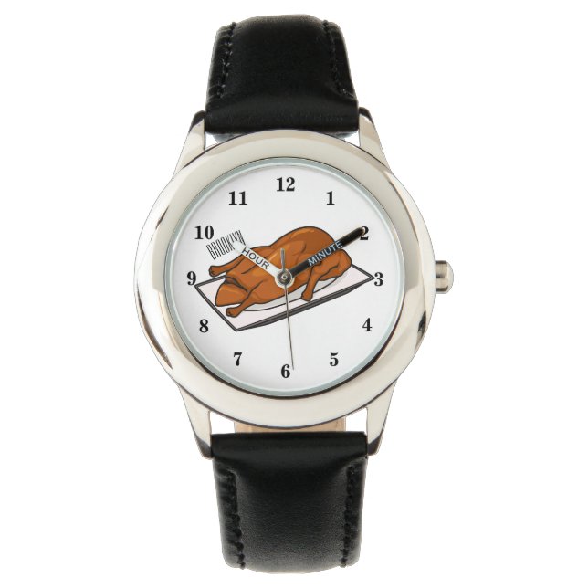 Darstellung des Cartoon der Ente Armbanduhr (Vorderseite)