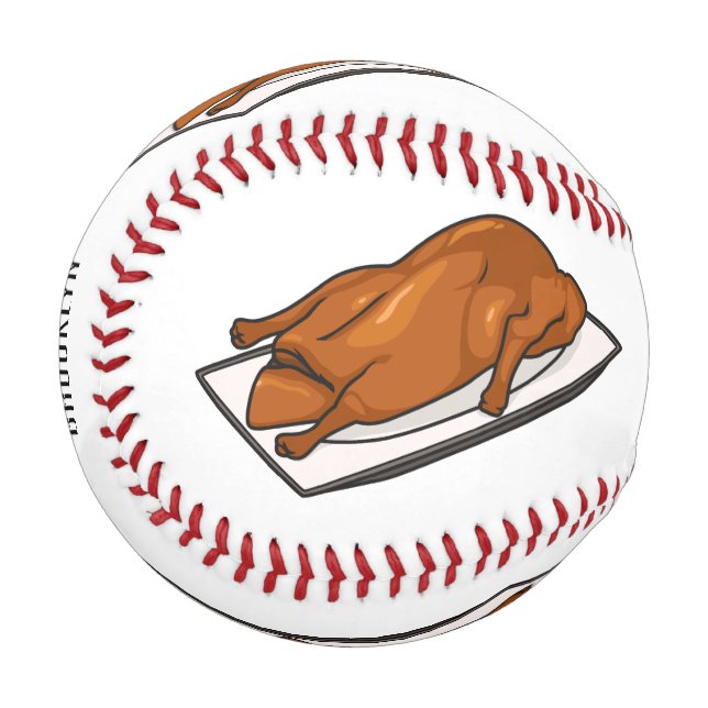 Darstellung des Cartoon der Ente Baseball (Vorderseite Links)