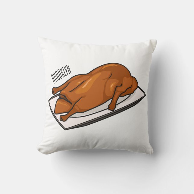 Darstellung des Cartoon der Ente Kissen (Vorderseite)
