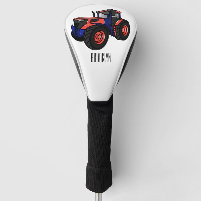 Darstellung des Cartoon Golf Headcover (Vorderseite)
