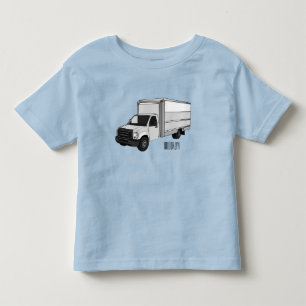 Darstellung des Cartoon im Box-LKW Kleinkind T-shirt