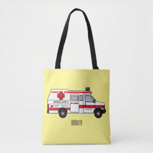 Darstellung des Cartoon im Krankenwagen Tasche