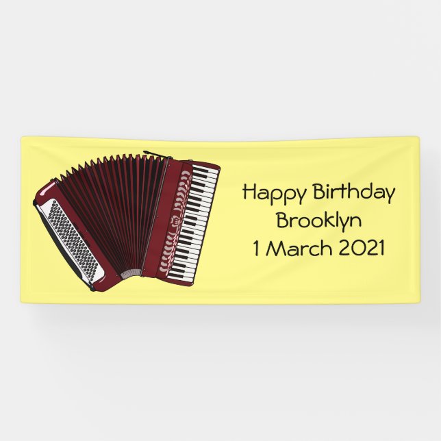 Darstellung des Cartoon in Accordion Banner (Horizontal)