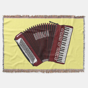 Darstellung des Cartoon in Accordion Decke