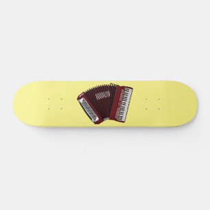 Darstellung des Cartoon in Accordion Skateboard