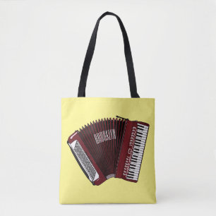 Darstellung des Cartoon in Accordion Tasche