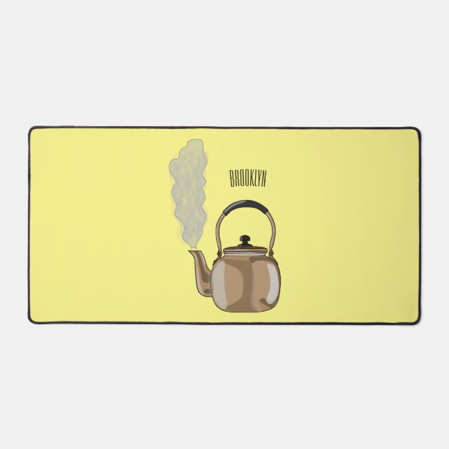 Darstellung des Cartoon in Stovetop oder hob kette Schreibtischunterlage (Vorderseite)