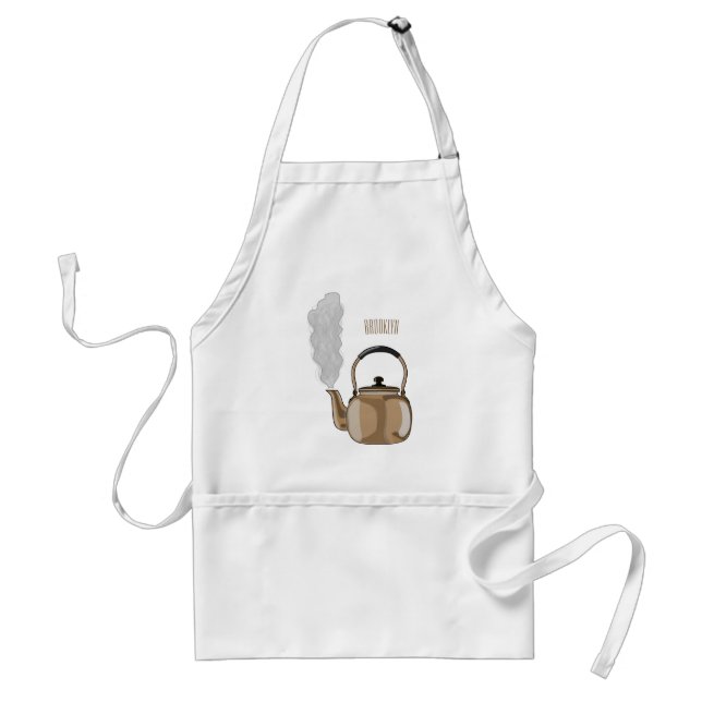 Darstellung des Cartoon in Stovetop oder hob kette Schürze (Vorne)