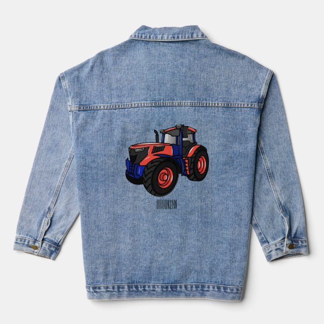 Darstellung des Cartoon Jeansjacke (Rückseite)