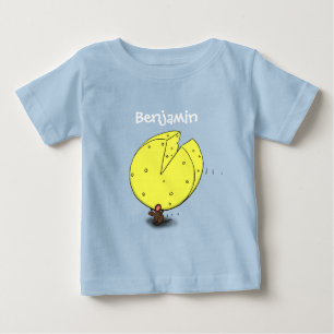 Darstellung des Cartoon mit niedlicher Maus und Kä Baby T-shirt
