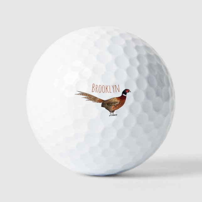 Darstellung des Cartoon mit Ringhals Golfball (Vorderseite)