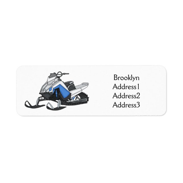Darstellung des Cartoon Snowmobile (Vorne)