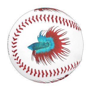 Darstellung des Cartoon von Bettfischen Baseball