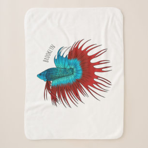 Darstellung des Cartoon von Bettfischen Sherpadecke
