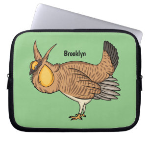 Darstellung des Cartoon von Großzügelgeflügel Laptopschutzhülle
