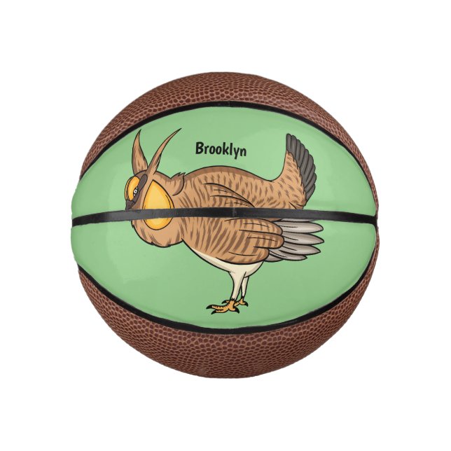 Darstellung des Cartoon von Großzügelgeflügel Mini Basketball (Vorderseite)