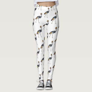 Darstellung des Cartoon von Kranichkranichen  Leggings