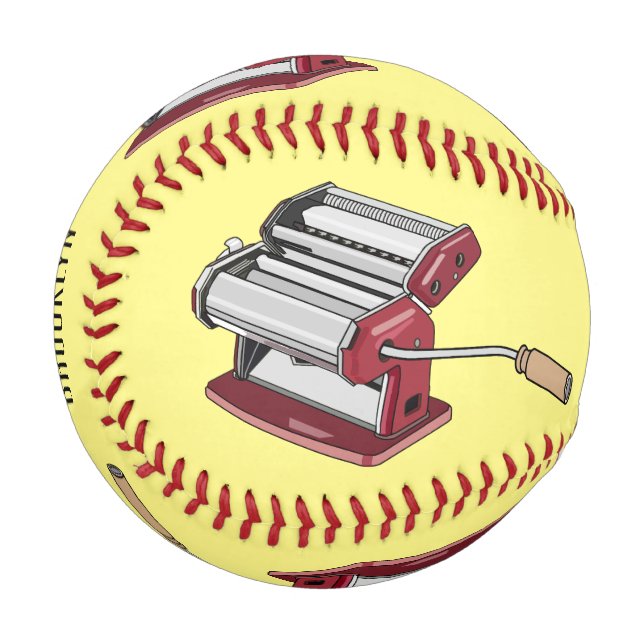 Darstellung des Cartoon von Pasta Maker Baseball (Vorderseite Links)