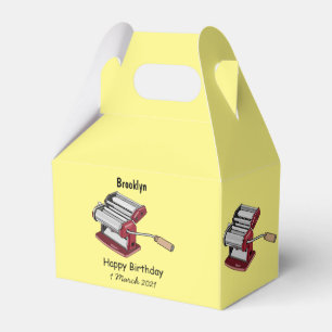 Darstellung des Cartoon von Pasta Maker Geschenkschachtel