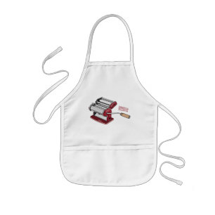 Darstellung des Cartoon von Pasta Maker Kinderschürze
