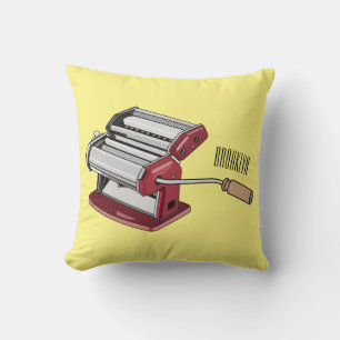 Darstellung des Cartoon von Pasta Maker Kissen