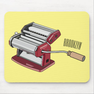 Darstellung des Cartoon von Pasta Maker Mousepad