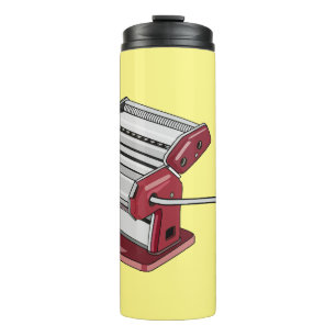 Darstellung des Cartoon von Pasta Maker Thermosbecher