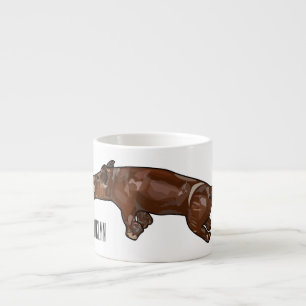 Darstellung des Cartoon von Schweinegrost/Schweine Espressotasse