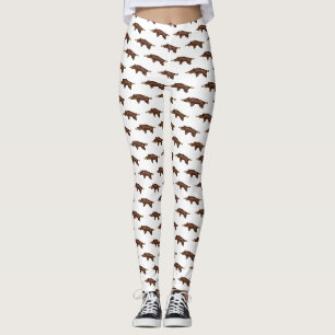 Darstellung des Cartoon von Schweinegrost/Schweine Leggings