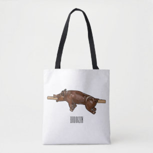 Darstellung des Cartoon von Schweinegrost/Schweine Tasche