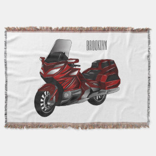 Darstellung des Cartoon von Touren in Motorrädern Decke