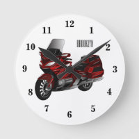 Darstellung des Cartoon von Touren in Motorrädern