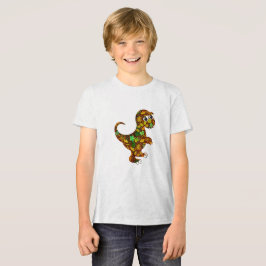 Darstellung des Dinosauriers Tri-Blend Shirt