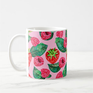 Darstellung des handgezeichneten Wasserfarbenmuste Kaffeetasse