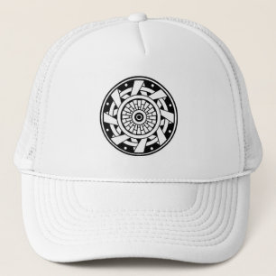 Darstellung des Kreislaufs von Sacred Geometry Cro Truckerkappe