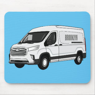 Darstellung des Lieferwagens Cartoon Mousepad