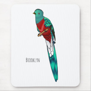 Darstellung des Quetzal-Cartoon Mousepad