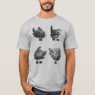 Darstellung des Toothless-Face T-Shirt