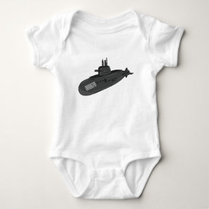 Darstellung des unterseeischen Cartoon Baby Strampler