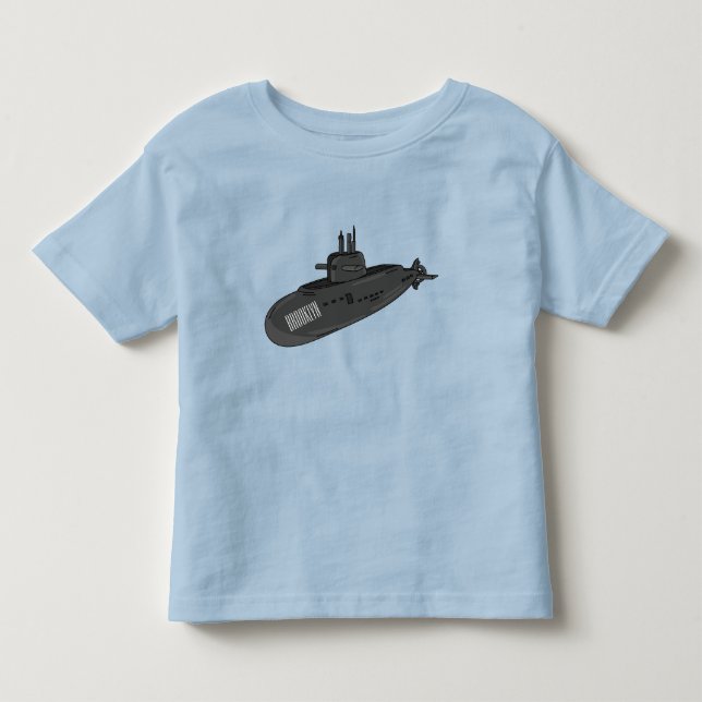 Darstellung des unterseeischen Cartoon Kleinkind T-shirt (Vorderseite)