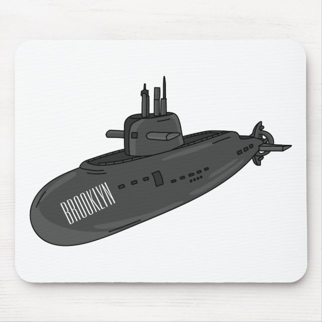 Darstellung des unterseeischen Cartoon Mousepad (Vorne)