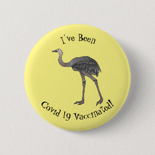 Darstellung eines größeren Rhea-Cartoon Button