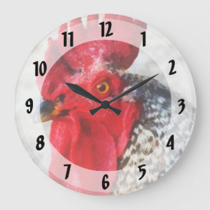 Darstellung eines Rasters Große Wanduhr
