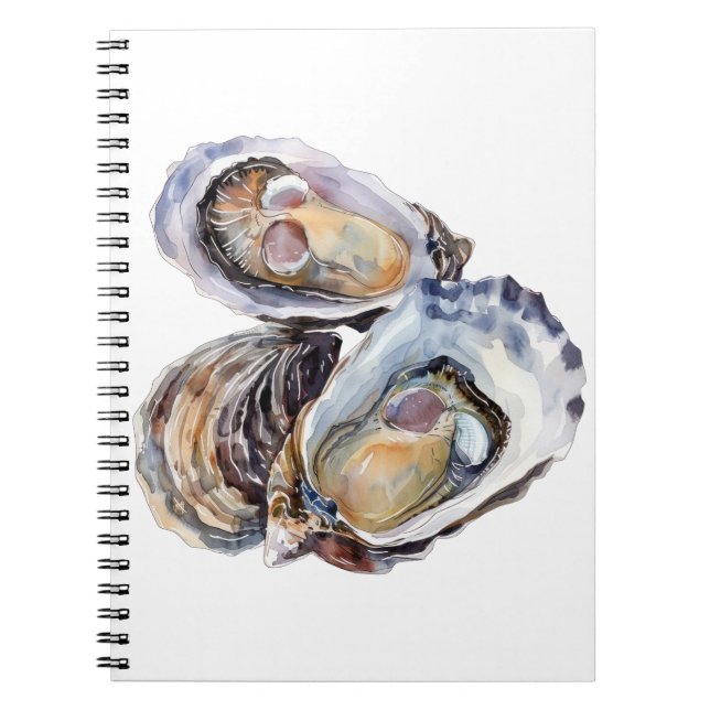 Darstellung lebendiger Aquarellauster Notizblock (Vorderseite)