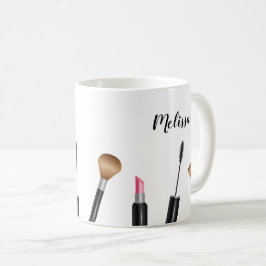 Darstellung und Personalisierter Name von Formular Kaffeetasse