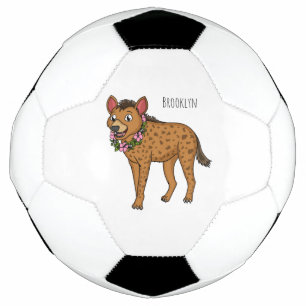 Darstellung von Cartoon in Hyena und Blume Fußball
