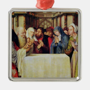 Darstellung von Christus im Tempel Silbernes Ornament