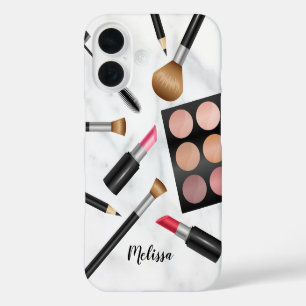 Darstellung von Makeup-Elementen mit Individuelle iPhone 16 Hülle